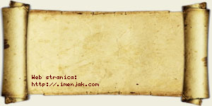 Nikolina Egerić vizit kartica